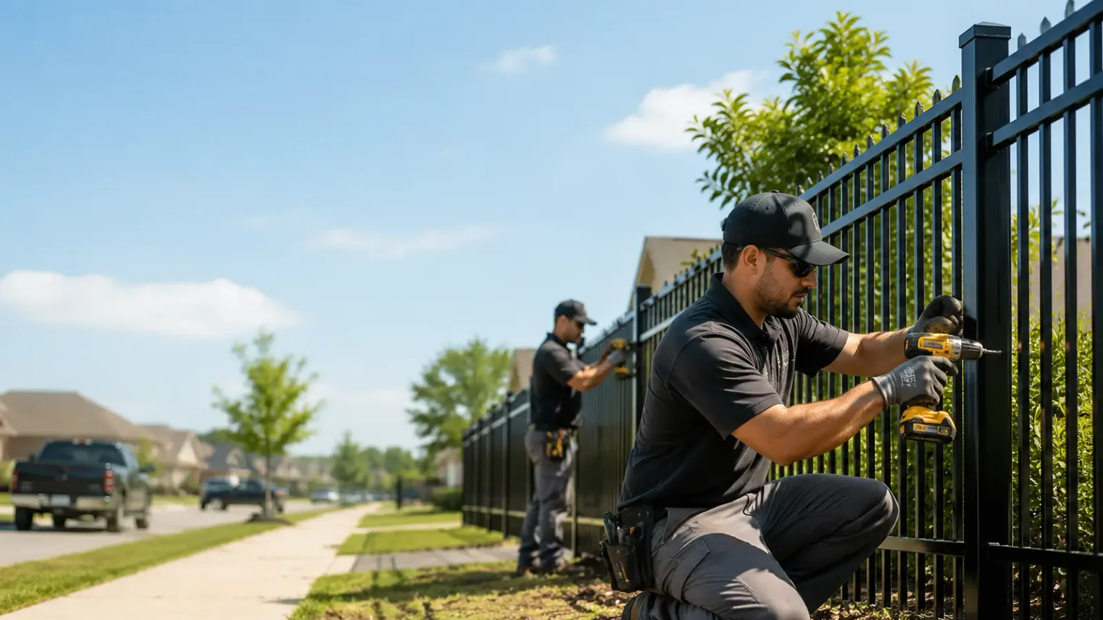 Metal Fence Installation in Odem, TX
